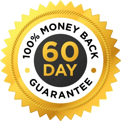 Joseph's Well 60-day money-back guarantee badge